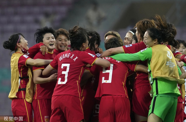 亚洲杯赛果:中国女足成功晋级四强 亚洲杯赛果:中国女足成功晋级四强