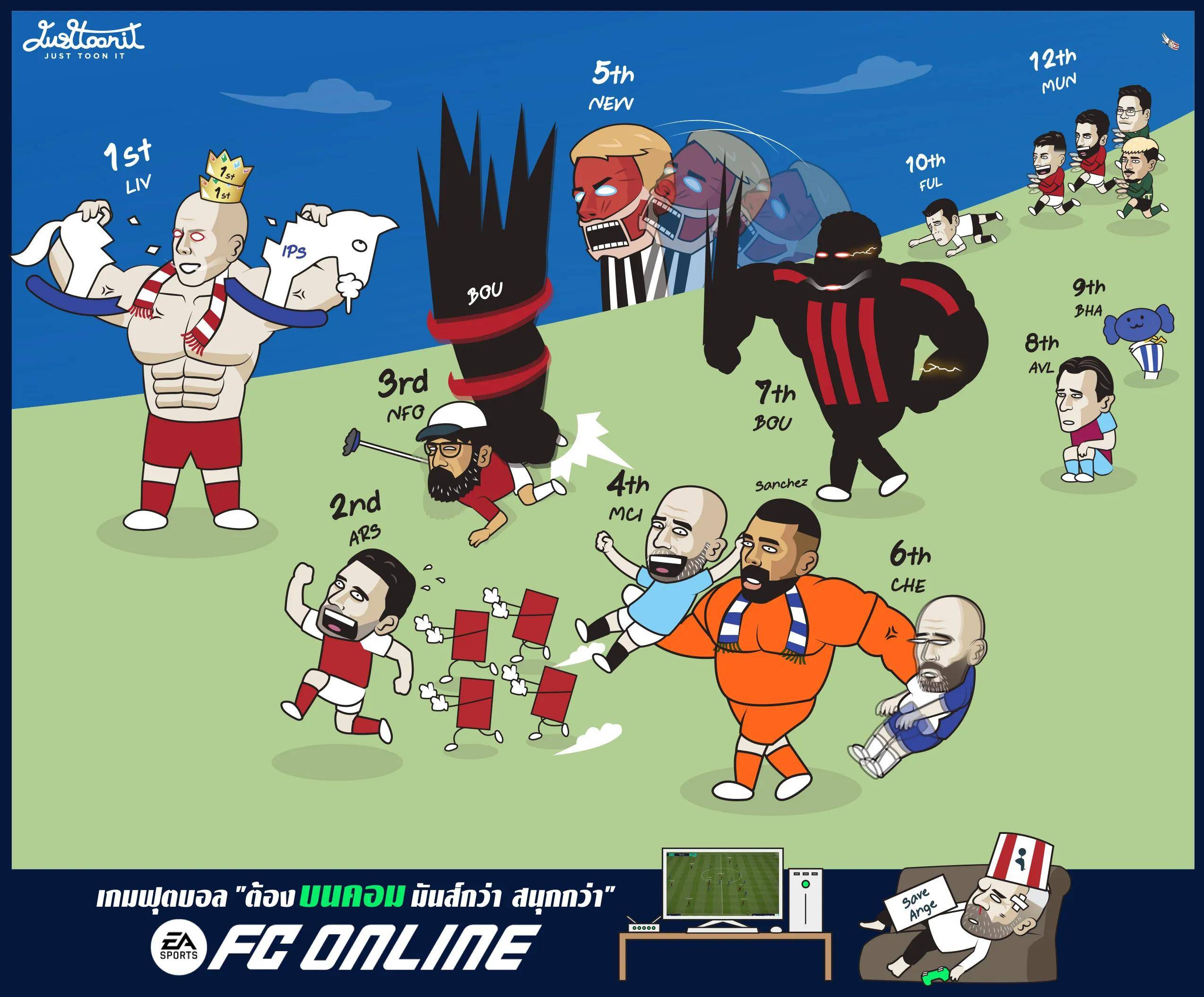 红蓝两军在足球场上激烈角逐