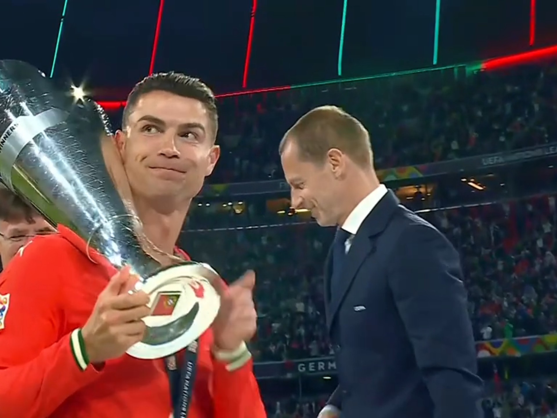 葡萄牙队战胜西班牙队金靴表现出色