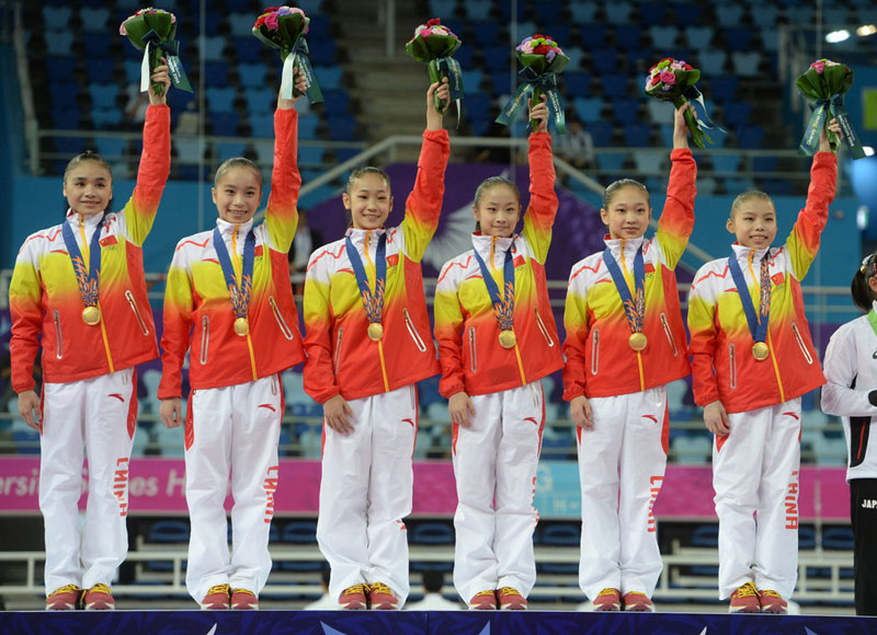 包含印度尼西亚亚运会：中国代表团获得11枚金牌领跑奖牌榜的词条